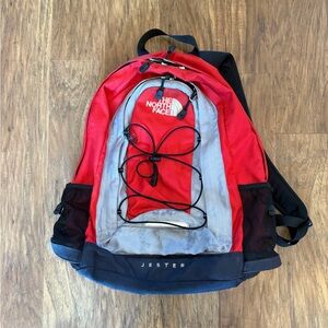 The North Face Jester Backpack in Red and Black